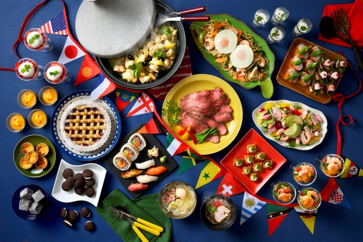 『万博気分を味わう 世界を巡る夏のディナー＆スイーツブッフェ』